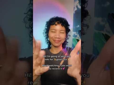 Reiki for Good Luck 🌈✨ #reiki #energyhealing #asmr