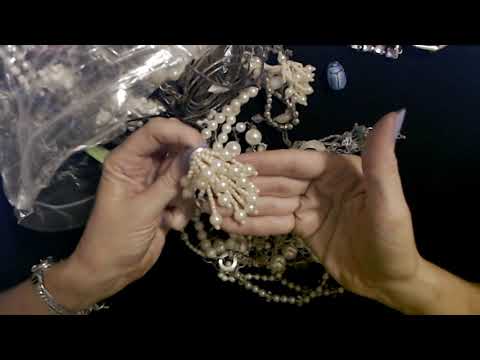 ASMR | Goodwill Jewelry Bag Show & Tell 7-19-2020 (Whisper)