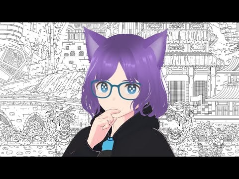 Catgirl Eyes Looking For Cats To Spy