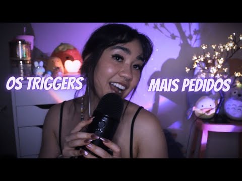 ASMR | SEUS GATILHOS FAVORITOS (instruções, inaudível, sons de mão, mic pumping, paz e caos, água)