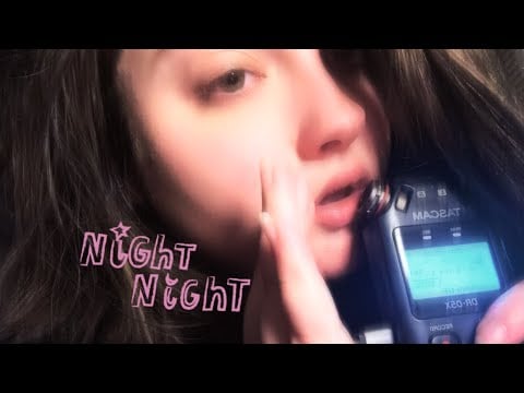 Tascam Stuttering, Switching between Whispering + Soft Speaking, Mouth sounds, Intense Tingly ASMR