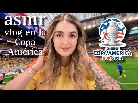 ASMR vlog ¿CÓMO ES IR A LA COPA AMÉRICA 2024? Fui a ver a Colombia! 🇨🇴 Ale ASMR