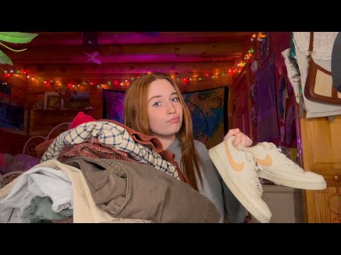 ASMR thrift haul