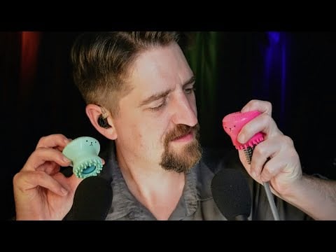 ASMR Experimental Scratch Sounds with Silicone Triggers (minimal talking)