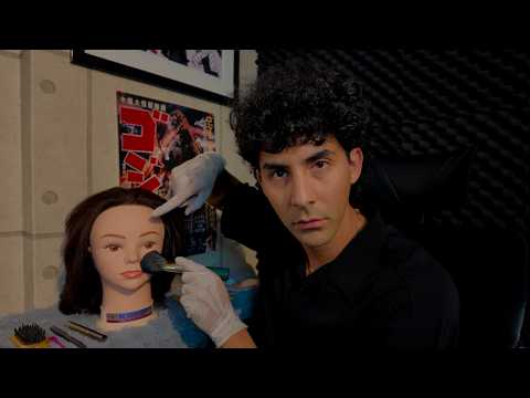 (ASMR) A male makeup artist gives a makeup lesson. [Roleplay]