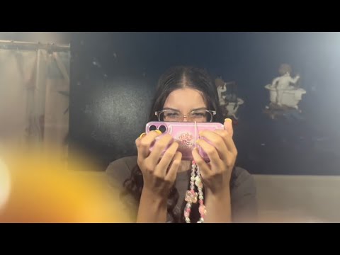 Asmr ~ Fast & Aggressive Phone Case Tapping & Scratching (Rambling & Hand & Mouth Sounds)
