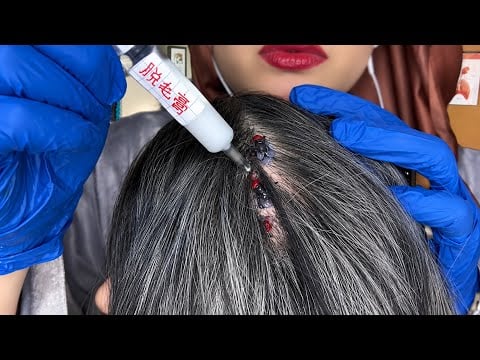 ASMR | Cleaning & Plucking Bugs Off You (Chinese Whispers) 💆🏻‍♀️