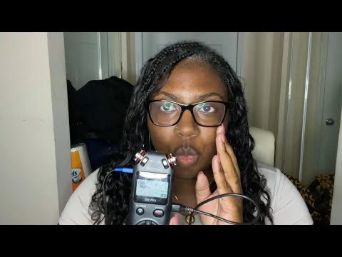 Asmr | Testing Tascam for Tingly Up Close Whipers & Mouth Sounds (100% Sensitivity)