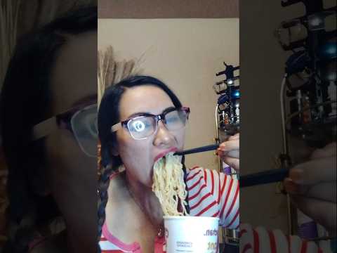EATING CUP NOODLES #mukbang #shortsfeed #everyone #food #noodles