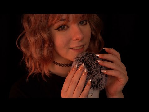 ASMR | super slowly whispering you to sleep - fluffy blue yeti mic