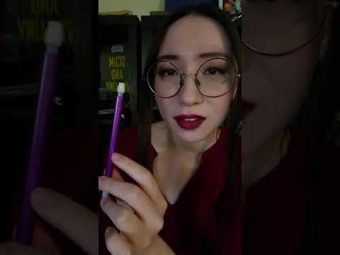 Follow the pen and my light 👁️ Eye exam ASMR #Shorts