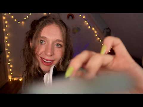 Gentle ASMR on Both Ears - Massage, Personal Attention + Old School Triggers