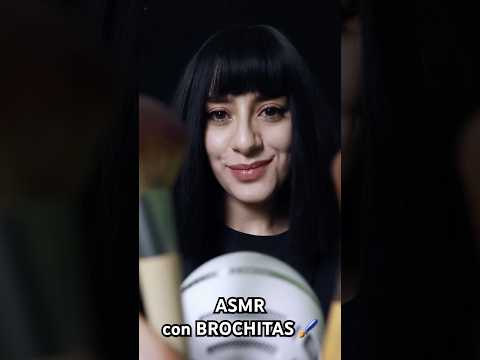 ASMR con brochitas para dormir 😴 #asmrvideo #relax #visualtingle #asmr #asmrenespañol