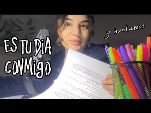 ASMR ESTUDIA LEYES CONMIGO 📚 Mientras Charlamos  