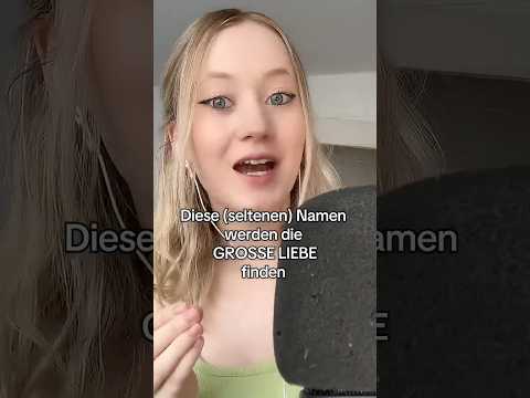 Diese Namen werden die große Liebe finden #asmr #mouthwhisper #fabricscratching #tingles