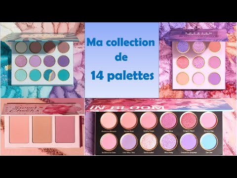 ASMR * Ma collection de 14 palettes