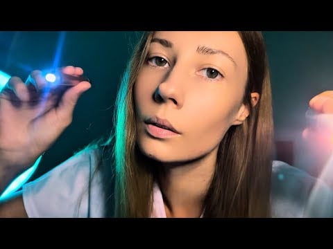 ASMR Night Nurse Roleplay – Relaxing Reflex Check Medical Exam 👩🏼‍⚕️