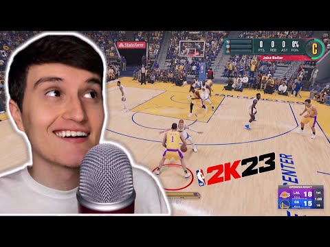 [ASMR] NBA2K23 Gameplay 🏀 (NBA whisper ramble)