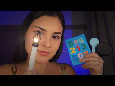 ASMR ROLEPLAY EXAME DOS NERVOS CRANIANOS PARA DORMIR🧠