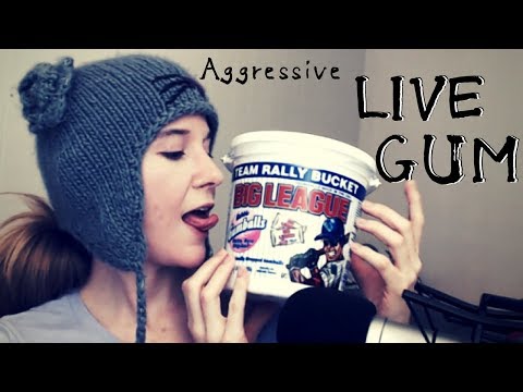 LiveASMR #13 - Bubble Gum & More (lo-fi, mid-fi, hi-fi)