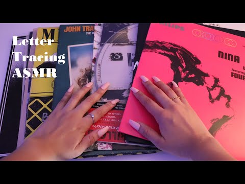 ASMR✨Letter Tracing, Tapping, & Scratching✨📝