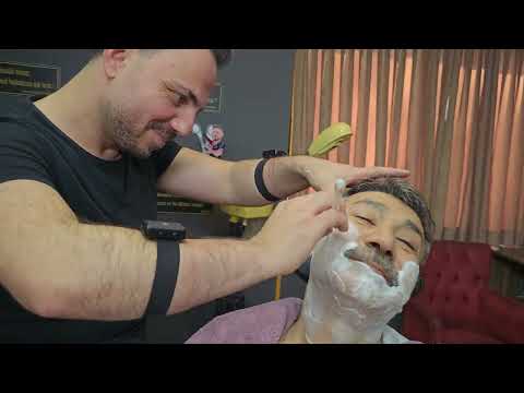 ASMR FOR YOUR SMILE.ASMR RELAXING HAIR CUT FROM MY BARBER FRIEND. INCREDIBLY RELAXING MASSAGE SOUND.