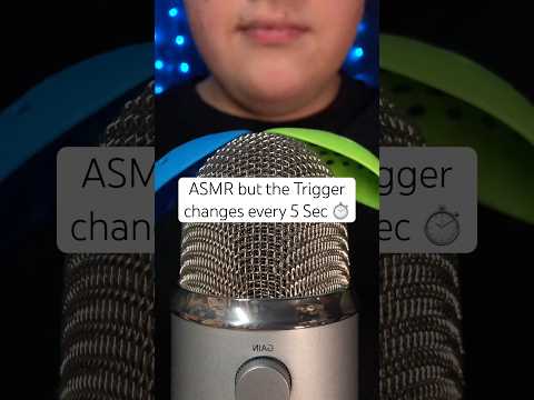 Trigger changed every 5 Seconds! 💛 #asmr
