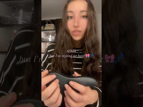 Asmr for sleep Styling ur hair #asmr #hairstyling #relax #tingles #tapping #sleep #triggersforsleep