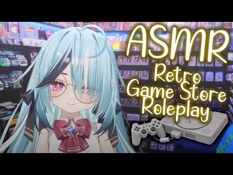 【ASMR】Retro Game Store Roleplay 🎮📺CRT Ambience, Soft Spoken