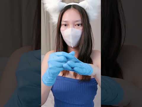 ASMR Blue Gloves