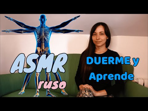 ASMR | Duerme y Aprende RUSO | Partes del Cuerpo | Principiantes | Sonido de tiza