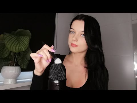 ASMR | Trigger Words with mic brushing