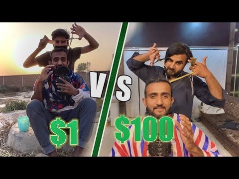 ASMR $1 Real Barbershop Haircut Vs $100 Real Barbershop Haircut ✂️@Calmcuts-l1x 