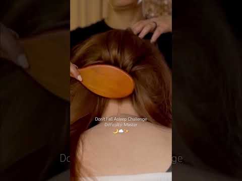 Calming ASMR Hairbrushing and Nape Scratches #asmr #asmrmassage #relax