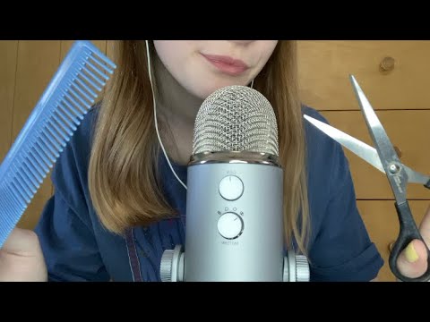ASMR Hair Salon Roleplay 💇‍♀️ Cutting, Combing, & Spraying Your Hair