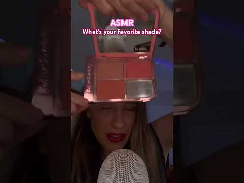 What’s your favorite shade? #asmr #asmrmakeup #asmrcommunity #mouthwhisper #whisperasmr #makeup