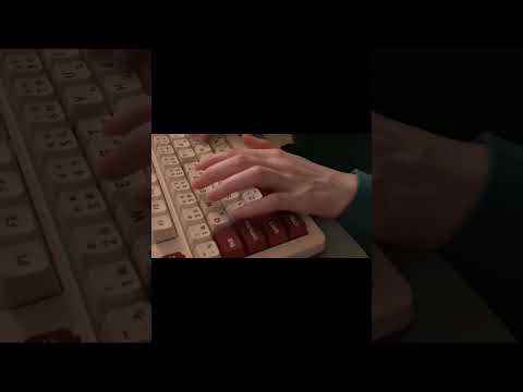 Fast typing ASMR that hits different ⚡⌨️ | 8BitDo Retro Keyboard #keyboard #asmrtriggers #asmrvideo