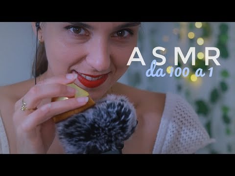 ASMR 🌸 Dolce Countdown per Dormire - Whispered Camera Brushing & Soft Sounds 💜