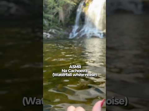 ASMR NA CACHOEIRA 🍃 Waterfall white noise #asmr #natureza #natureasmr