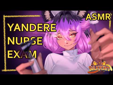 Yandere Nurse Indepth Exam | ASMR | Personal Attention |  [ear cleaning] [examination]