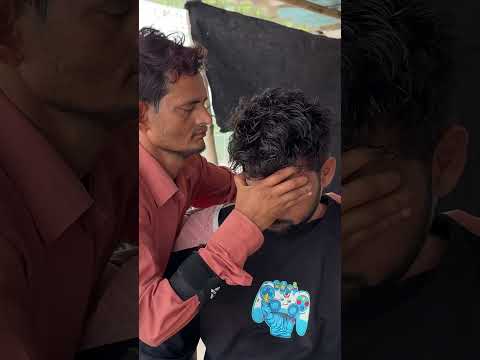 $1 Indian Street Head Massage Part 1 #asmr #satisfying #headmassage #relaxing