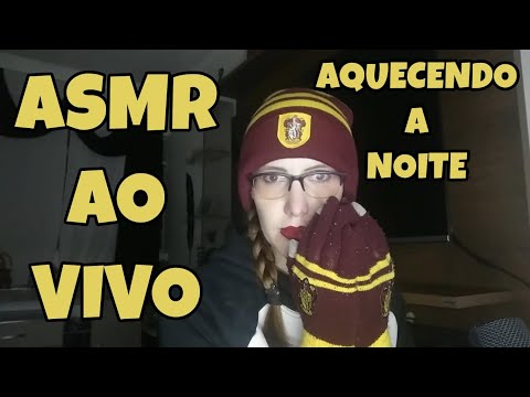 LIVE ASMR -  ESPECIAL NOITE FRIA E CHUVOSA