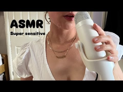 *ASMR* extremely sensitive up close mouth sounds (tongue swirling, echo function and MORE) ✨💋