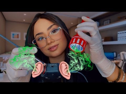 ASMR:LIMPEZA DE OUVIDO 👂