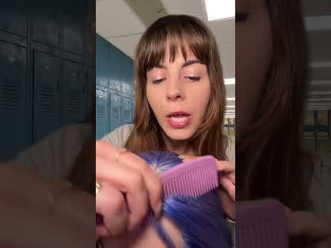 ASMR POV: Cool Mum does your hair at school 🎀 #asmrvideo #asmrsounds #asmr #asmrroleplay #shorts