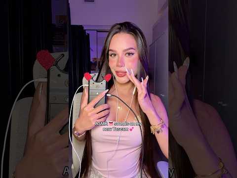 ASMR 👅👅 sounds on my new #Tascam microphone 💕 Tingly test! #asmrsounds #asmrvideo #sleep