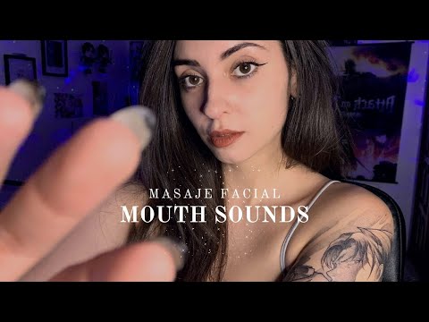 ASMR masaje facial con MOUTH SOUNDS💋