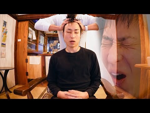 ASMR ガシガシ強めなヘッドマッサージ！Sleep with a strong head massage