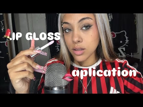 ASMR LIP GLOSS APLICATION M0uTH SOUNDS 💋💄
