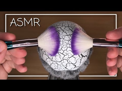 ASMR Double Brushing: Intense Head Massage for Deep Sleep! 🦖 (No Talking)